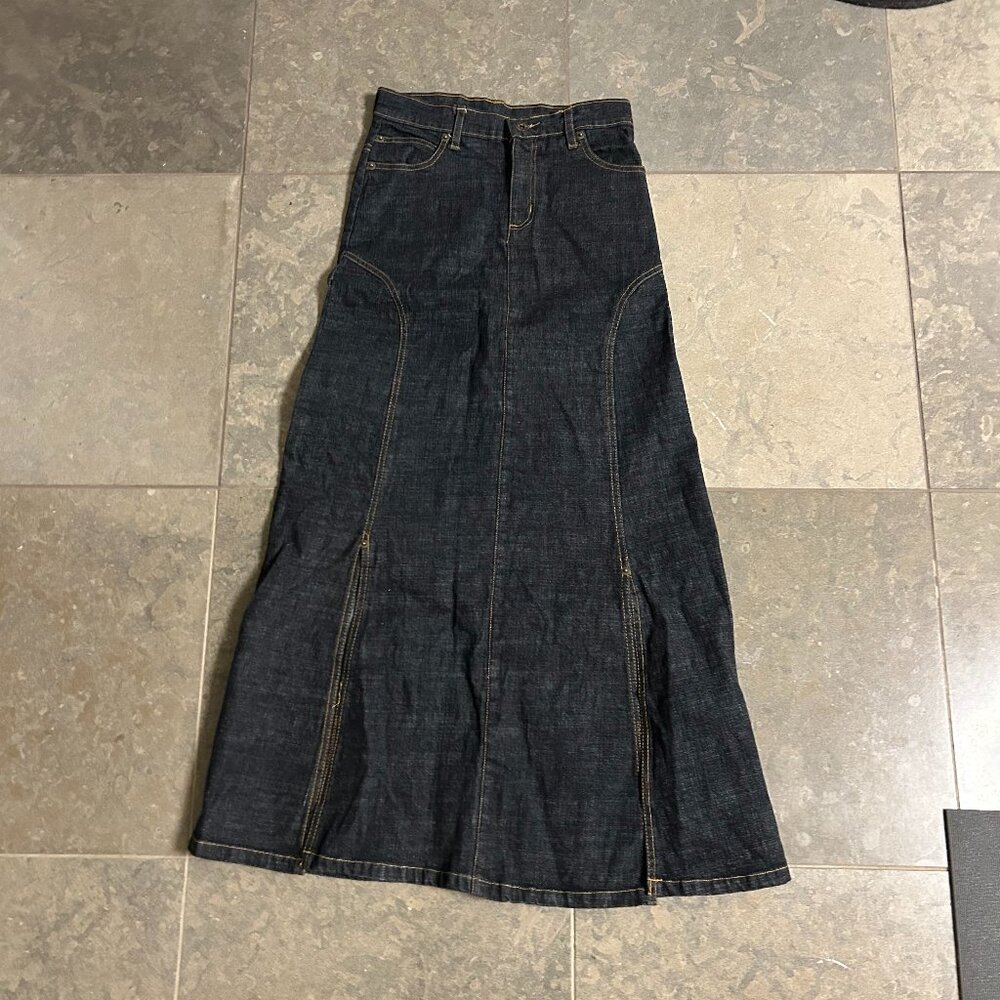 Women's Maxi Denim Skirt